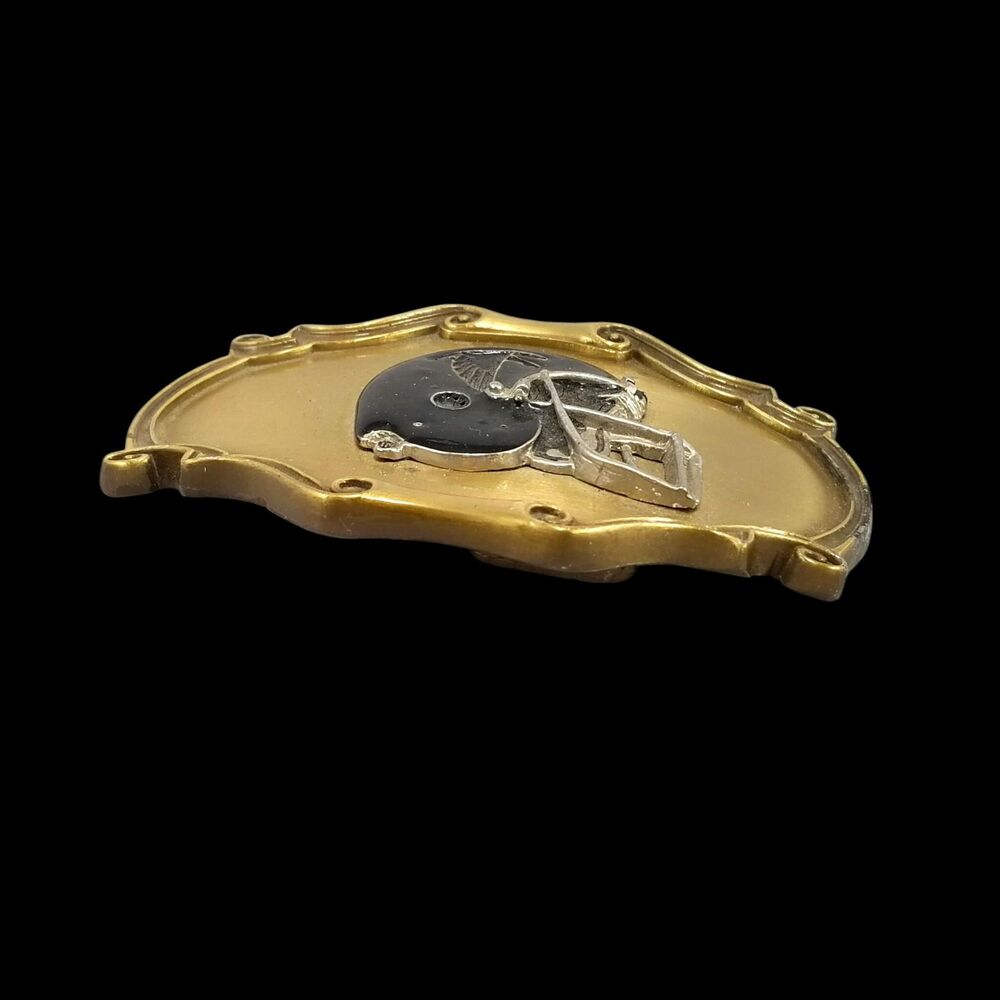 1978 Atlanta Falcons Helmet Vintage Belt Buckle, Raintree Brass Western Style - Picture 3 of 8